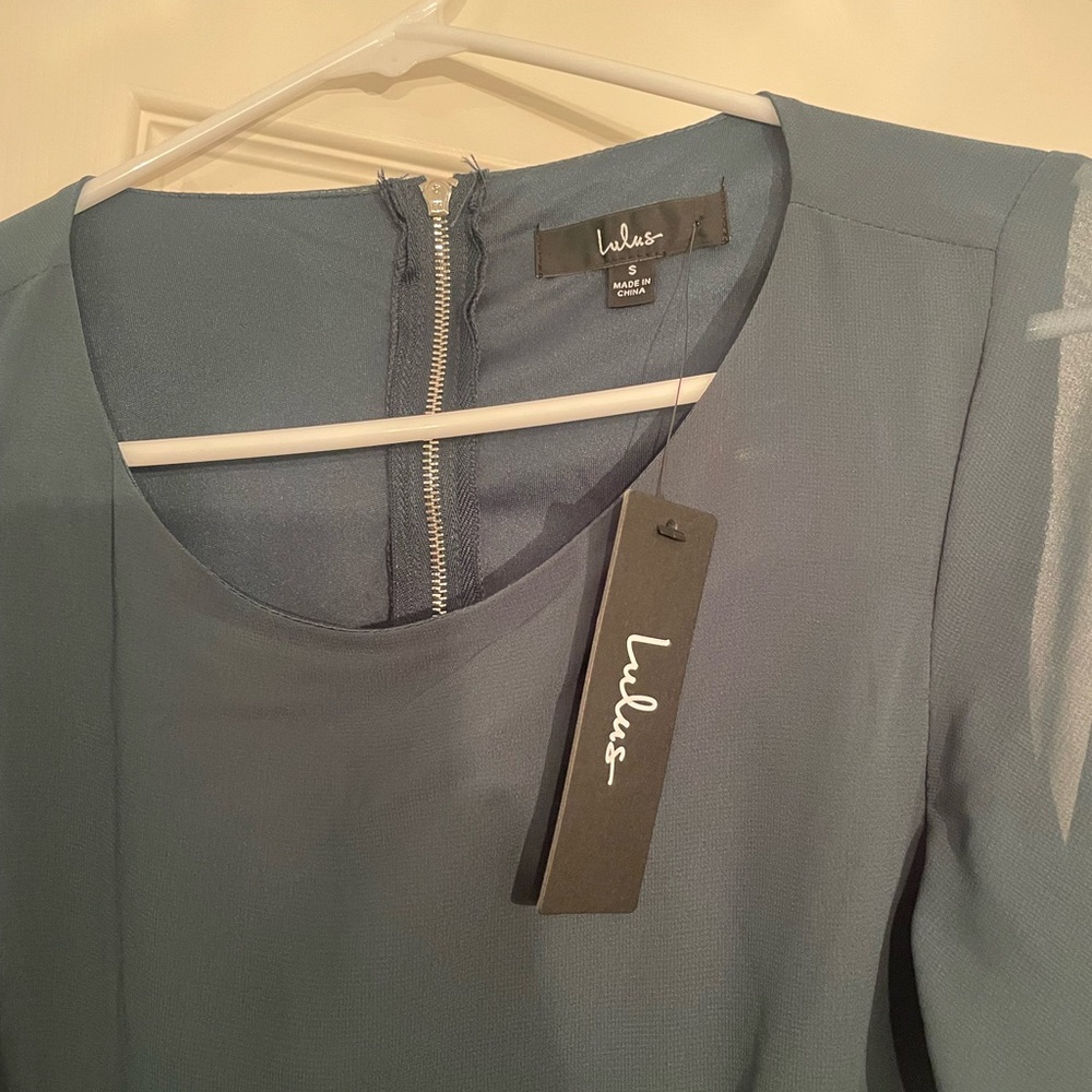 Lulu's Blue Maxi Dress